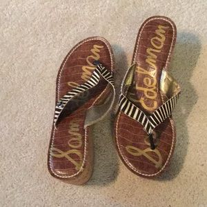 Sam Edelman zebra sandals